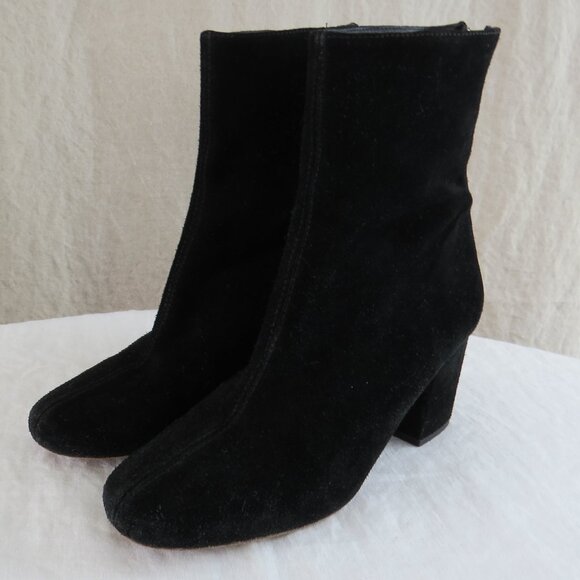 Free People Shoes - Free People Cecile Ankle Boot Black Suede SIZE 39 (US 8.5/9)